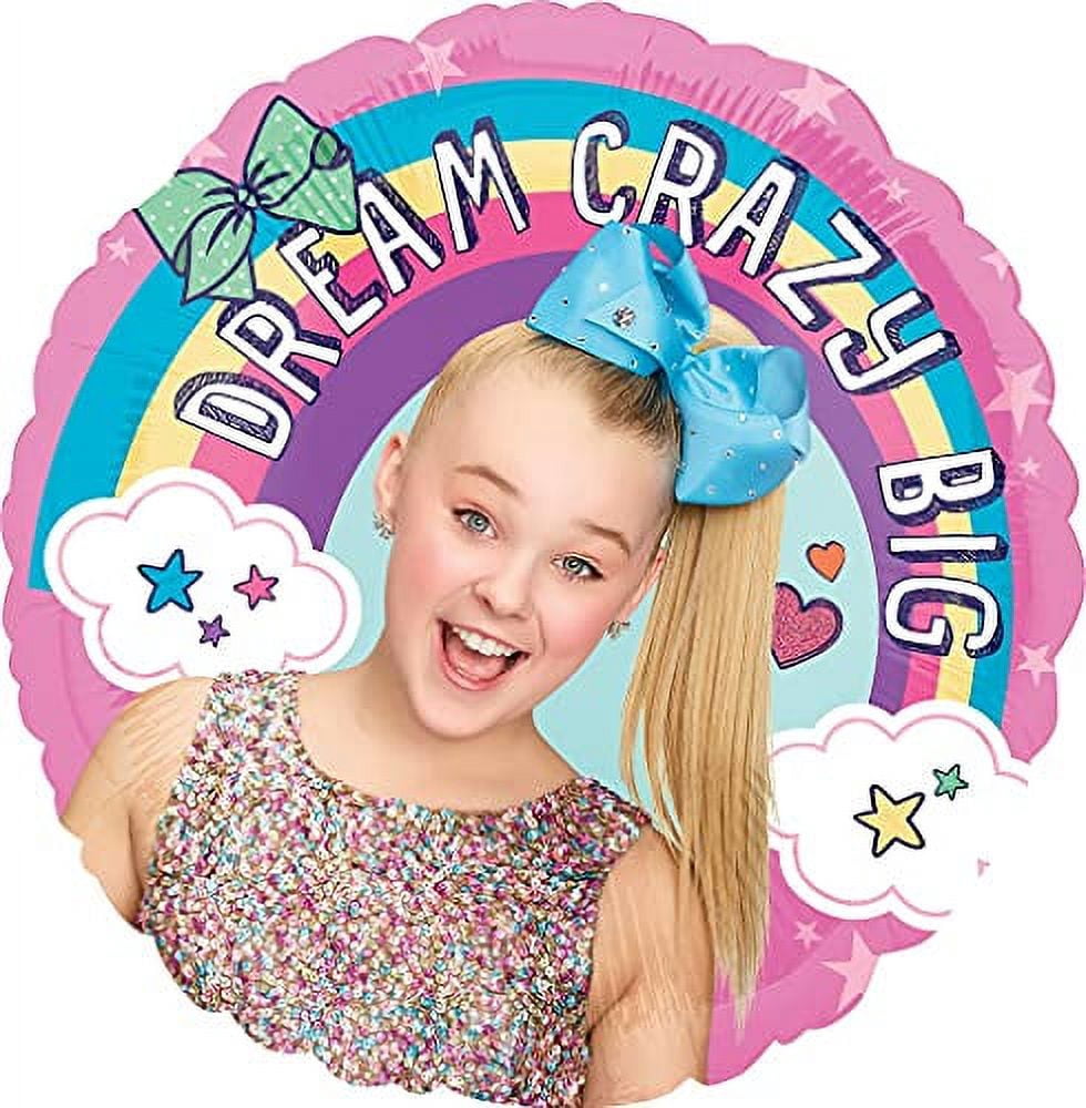 JoJo Siwa Party Supplies 6th Birthday Dream Crazy Big Balloon Bouquet Decorations