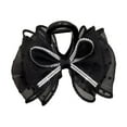 thumbnail image 1 of New Shiny Bow Polka Dot Mesh Bubble Gripper For The Back Of The Head, 1 of 7