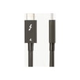thumbnail image 2 of StarTech.com 1.6ft (50cm) Thunderbolt 4 Cable, 40Gbps, 100W Power Delivery, 4K/8K Video Support, Intel-Certified Thunderbolt Cable - Compatible w/ USB4/Thunderbolt 3/USB 3.2/USB Type-C/DisplayPort (TBLT4MM50CM) - Thunderbolt cable - Thunderbolt 4 (M) to Thunderbolt 4 (M) - USB4/Thunderbolt 3/USB 3.2/USB Type-C/DisplayPort - 1.6 ft - 4K support, 8K support, passive, USB Power Delivery (100W) - black, 2 of 7