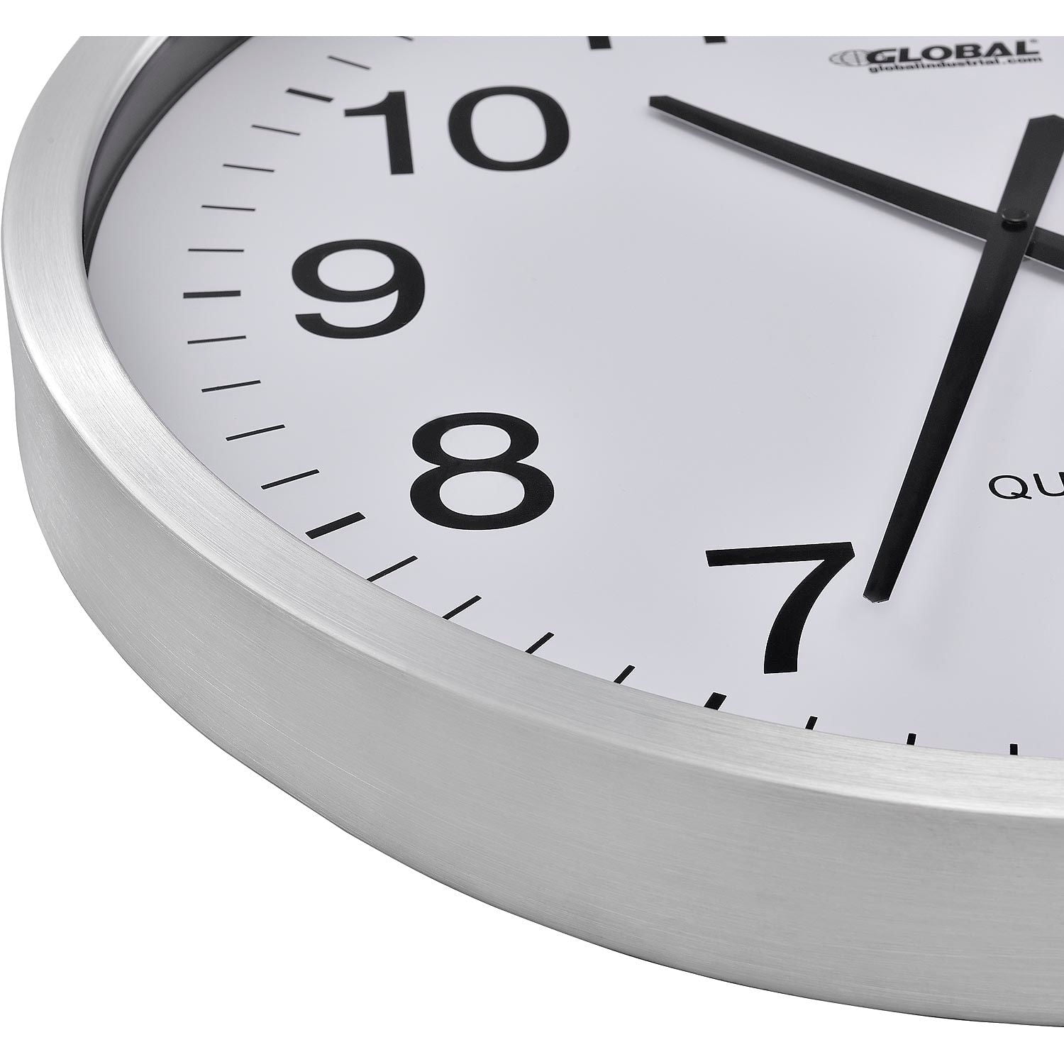 Global Industrial Oversized Wall Clock - 20 - Aluminum