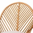 thumbnail image 5 of bali & pari Lisabon Bohemian Light Honey Rattan Arm Chair, 5 of 6