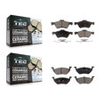 thumbnail image 1 of TEC Front Rear Ceramic Brake Pads Kit for Car Ford Escape Mercury Mariner KTC-100034, 1 of 10