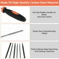 thumbnail image 3 of 13Pcs Small File Set with Cleaning Brush Premium Mini Metal Diamond Needle File Kit Carbon Steel Jewelry Glass File Hand Tool Portable Wood Plastic File Kit for Metal Marble, 3 of 9