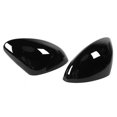 thumbnail image 2 of Rewera 2 Piezas Tapa de la Carcasa del Espejo retrovisor Lateral de la Puerta del Coche Negro Piano Se Adapta a Alfa Romeo Stelvio 17-20, 2 of 8