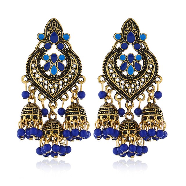 Pendientes de borlas de moda de joyería Pendientes de personalidad de aleación bohemia Pendientes de mujer