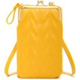 thumbnail image 1 of LHSHID Women’s PU Leather Kiss Lock Shoulder Bag Retro Crossbody Coin Purse with Adjustable Straps Small Phone Bag for Work, 1 of 6