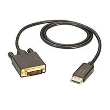 UPC: 0822088021933 | Black Box DisplayPort to DVI Cable – Male/Male  10-ft.