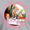 thumbnail image 3 of CafePress - A Very Merry Unbirthday To You Fitted T Shirt - Fitted T-Shirt, Vintage Fit Soft Cotton Tee, 3 of 4