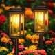 thumbnail image 5 of Luces de Paisaje Solar, Luz de Jardín Solar de Abs Brillante para Patio, 5 of 7