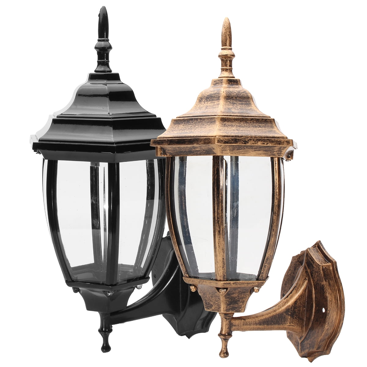 2PACK Outdoor Exterior Wall Up Lantern,Traditional Porch