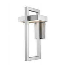 12W 1 Led Outdoor Wall Mount In Contemporary Style 8.63 Inches Wide By 18 Inches High Z-Lite 566B-Sl-Led