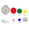 thumbnail image 2 of Royal Green Polka Dot Stickers Glitter Gold Labels Perfect for Envelope Seals, Party Favor Bags, Treat Bag Seals, and Gift Boxes 3/4  inch (17mm) -720 Pack, 2 of 8
