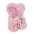 thumbnail image 5 of Way To Celebrate 9.25" Artificial Rose Bear Valentine's Day Gift, Light Pink Color, 5 of 8
