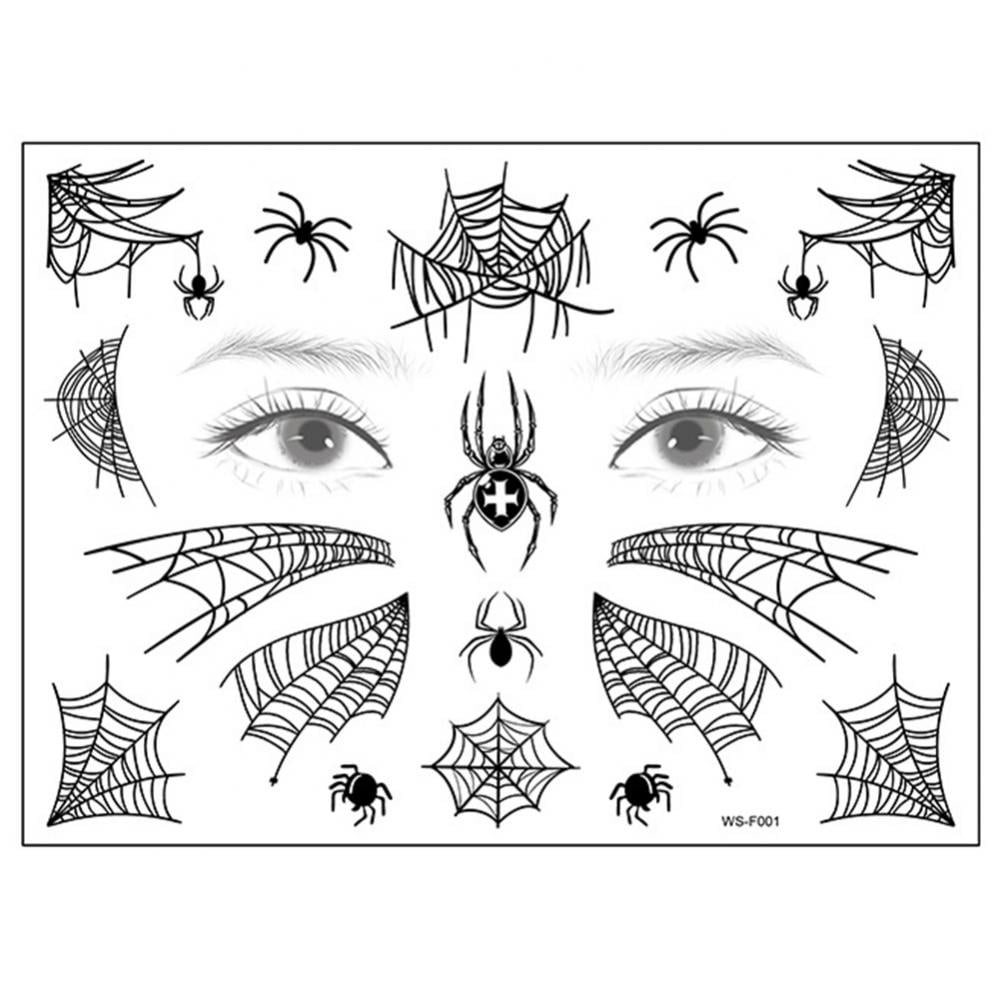 9 PC Face Tattoo Sticker Metallic Shiny Temporary Water Transfer Tattoo for  Professional Make Up Dancer Costume Parties Shows Gold Glitter   Amazonin Beauty