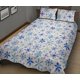 thumbnail image 2 of Juego de cama edredón con estampado de copos de nieve azules, 2 of 5