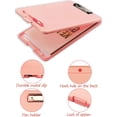 thumbnail image 3 of Plastic Storage Clipboard, 13x9.4 Inches Waterproof Clipboard with Compartment, Clip Board Ideal for School, Office, Medical Personnel, 3 of 5