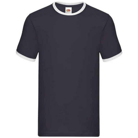 Fruit of the Loom Mens Ringer Contrast T-Shirt