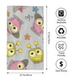 thumbnail image 2 of Fotbe Cartoon Owls Pattern Premium Towels , (27.5x16in) Lightweight and Highly Absorbent Quick Drying Microfiber Towel, Perfect for Daily Use, 2 of 6