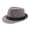 Dark Gray, variant on Dalrosia Women Men Fedora Hat Short Brim Panama Summer Beach Sun Hat Classic Gatsby Fedora Hats