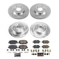 thumbnail image 2 of PowerStop Front and Rear Z23 Evolution Sport Carbon-Fiber Ceramic Brake Pad and Drilled & Slotted Rotor Kit Fits: CHEVROLET Select Models K8685, 2 of 7