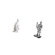 thumbnail image 5 of Conjunto de esculturas de pingüinos. Figura decorativa de escritorio de pingüino. Estatua de caballero. Figura decorativa coleccionable elaborada en r, 5 of 8
