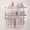 Silver3tier, variant on 15 Inch Bathroom Towel Rack Towel Shelf with Double Towel Bars Lavatory Wall Mount Holder with Hooks Stainless Steel Hotel Bath Rack
