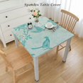 C&F Cotton Table Topper. Cover Square Washable Cotton for Kitchen Dining Spring Everyday