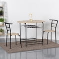 thumbnail image 3 of Muebles de Hierro Costway Conjunto de Mesa y 2 Sillas para Cocina, 3 of 10