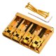 thumbnail image 3 of Puente de Guitarra Profesional Accesorio Duradero de Instación para Accesorios de Bajos Eléctricos de Reempzo Regalos para Amantes de , Dorado Sunnimix Puente de silla de montar, 3 of 8