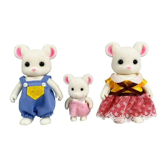 Sylvanian Families White Mouse Family Dollhouse Toys Critters Epoch Japan 2025
