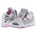thumbnail image 7 of NEWMALL Toddler Glitter Shoes Girls Flashing Cute Bowknot Sneakers (8 Toddler,Silver), 7 of 7