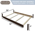 thumbnail image 3 of Sorelle 224 Full Size Rail, 3 of 6