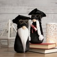 thumbnail image 2 of Northlight 10.5" Graduation Day Boy Gnome in Black Cap and Gown, 2 of 5