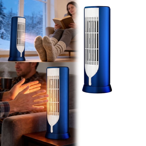 Leeye Space Heater Fast Heating Overheat Protection Adjustable Thermostat Quiet For Home Desk Office Indoor