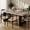 Grey, variant on 71" Long Dining Table for 6-10 People - Farmhouse Kitchen Table with Extra Thick Tabletop & Heavy-Duty Metal Legs, Sturdy Rectangular Table for Dining Room, Conference Room, Office, Grey + Black