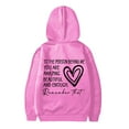 thumbnail image 5 of FAOWME Girls Hoodie Long Sleeve Soft Sweatshirt Graphic Hoody Kids Cute Pullovers Tops Pink 2-3 Years, 5 of 5