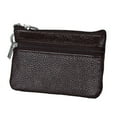 thumbnail image 3 of Ludlz Women Genuine Leather RFID Blocking Mini Wallet Key Ring Zip Coin Purse, 3 of 5