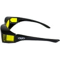 thumbnail image 3 of Two (2) Pairs Escort Safety Glasses Fits Over Most Prescription Eyewear Yellow Lenses, 3 of 7