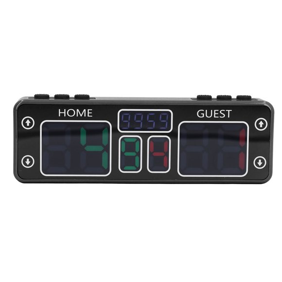Digital Scoreboard, Rechargeable Electronic Scoreboard LED 10 Digit Touch Magnetic Scoreboard with Countdown Timer, Ideal for Games, Outdoors, Classrooms, Backyard