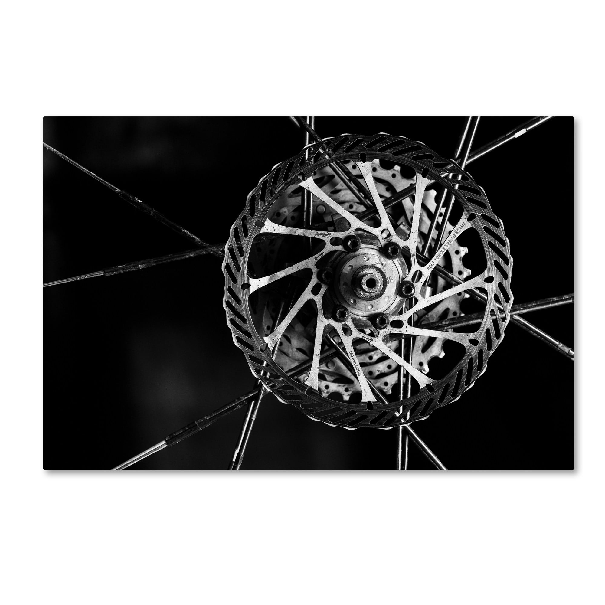Trademark Fine Art "Bike Parts" Canvas Art by Jason Shaffer