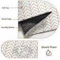 thumbnail image 6 of Simple Line White Round Area Rug 6Ft Washable Circle Rugs for Bathroom Office, Beige Modern Art Geometric Non-Slip Carpet Floor Mats Indoor Outdoor Carpet Runner Aesthetic Home Decor, 6 of 8