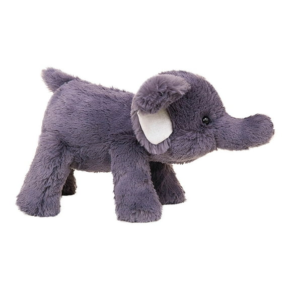 BINGLI Gray Elephant Weighted Stuffed Animals, Sensory Comfort Plush Throw Pillow Toy, Cute Plushies Hugging Toy Gifts for Kids & Adults (Elephant, 3 Size Options)