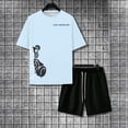 thumbnail image 3 of WILLBEST Conjunto de Traje para Hombre con Estampado de Oso para Uso Exterior E Informal. Combinación de Manga Corta y Pantalones Cortos para Verano. Ideal para Relajación y Actividades Físicas., 3 of 3