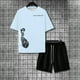 thumbnail image 3 of WILLBEST Conjunto de Traje para Hombre con Estampado de Oso para Uso Exterior E Informal. Combinación de Manga Corta y Pantalones Cortos para Verano. Ideal para Relajación y Actividades Físicas., 3 of 3