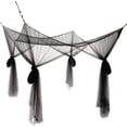 thumbnail image 2 of Mosquitera decorativa cuadrada negra WEIHJMXG con dosel grande 100% poliéster, 2 of 5