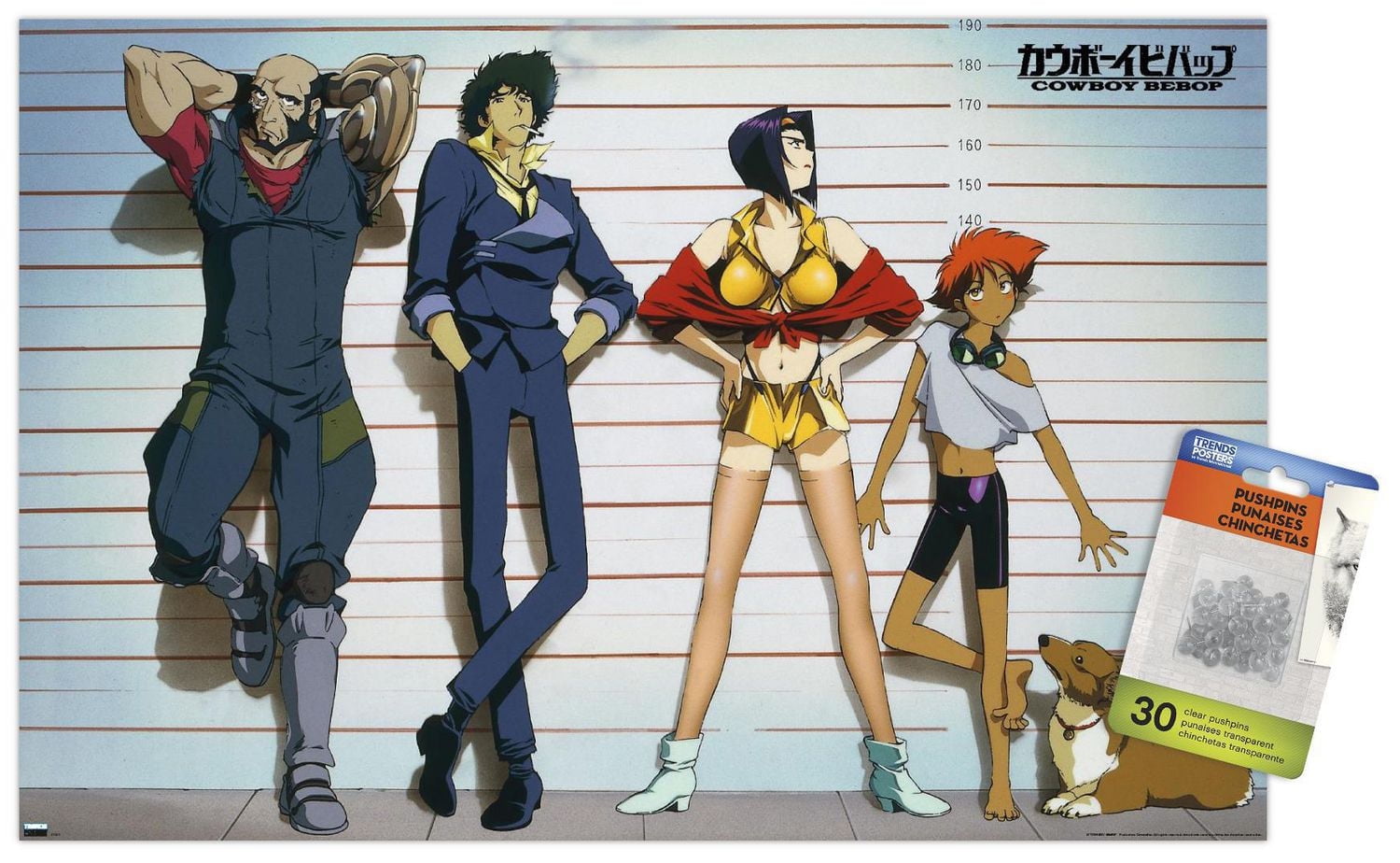 Cowboy Bebop - Heights Wall Poster, 14.725" x 22.375" Framed