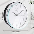 thumbnail image 5 of Unique Bargains Silent Non Ticking Battery Operated Wall Clock Gold Butterfly 12 Inch, 5 of 6