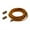 Brown, variant on Elastic Shoe Laces for Sneakers, Adjustable Metal Capsule Clasps No Tie Shoe Laces for For Kids and Adults