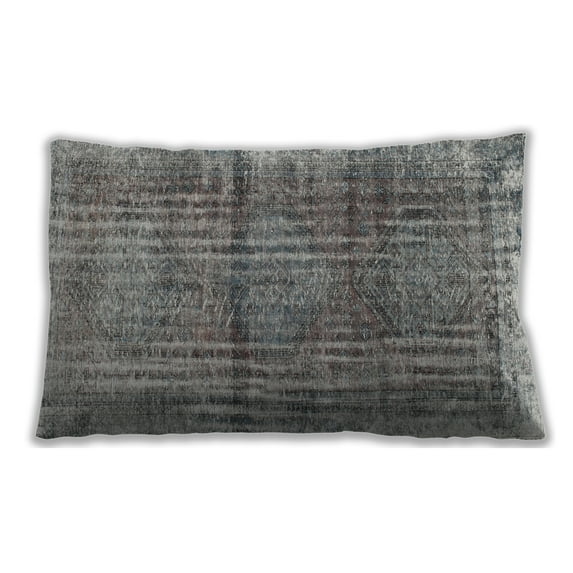 Ahgly Company Outdoor Rectangular Traditional Lumbar Throw Pillow, 13 inch by 19 inch
