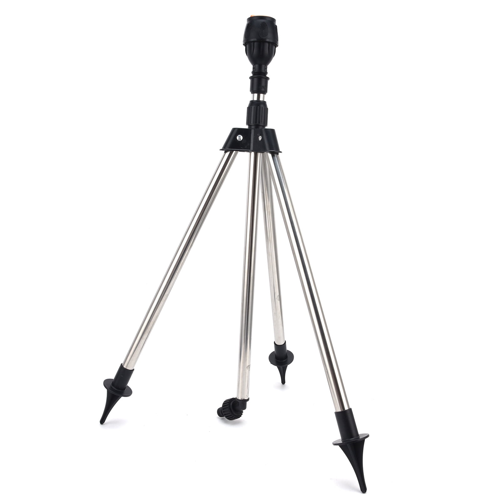Tebru Tripod Sprinkler 360° Rotating Lawn Sprinkler, Stainless Steel Multi-Purpose